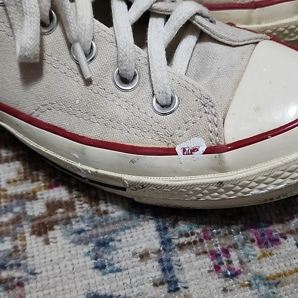 Converse, Classic White Chuck All Star, Low Top Sneakers. - Picture 2 of 14